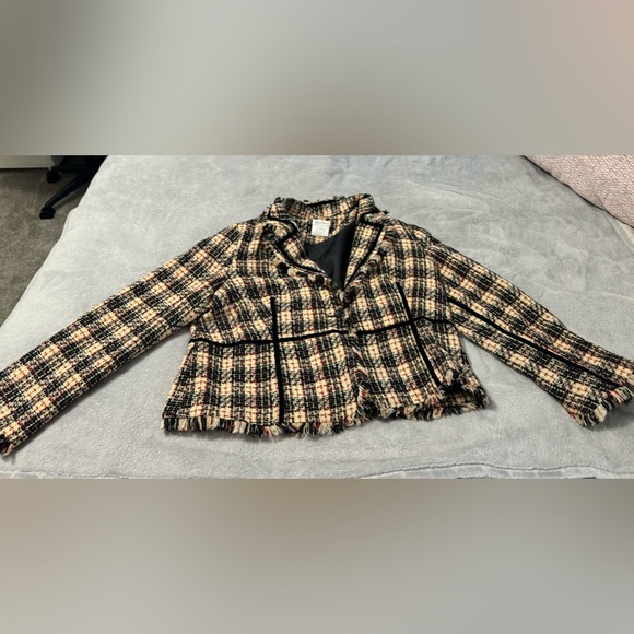 Monroe & Main Jackets & Blazers - Monroe & Main Plaid Women’s Blazer